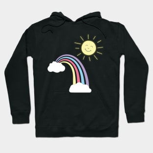 Sun and rainbow Hoodie